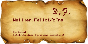 Wellner Feliciána névjegykártya
